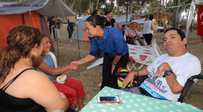 ENGELSİZ KAMP NEŞE İÇİNDE GEÇTİ 