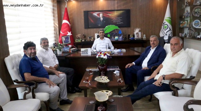 ESKİ VEKİL NALCI VE BAŞKAN YILMAZ'DAN GENEL MÜDÜR ÇAPARALİ'YE ZİYARET