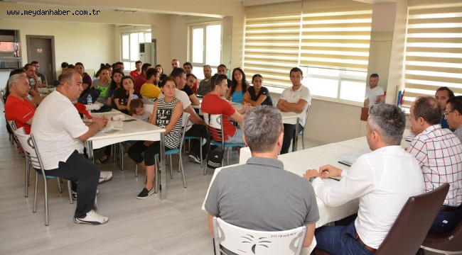 GENÇLİK SPOR'DA ANTRENÖRLERLE YAZ SONU DEĞERLENDİRMESİ