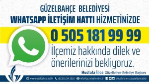 Güzelbahçe Belediyesi WhatsApp İletişim Hattı Açıldı