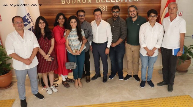 HİNTLİ GAZETECİLER, BODRUM'U ANLATACAK