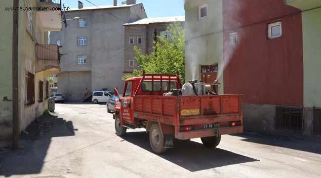 İLAÇLAMA ÇALIŞMALARI DEVAM EDİYOR