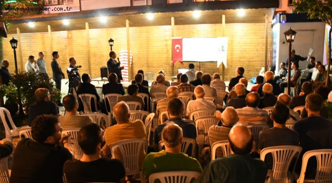 İNÖNÜ CADDESİ ESNAFIYLA CADDE DÜZENLEME TOPLANTISI GERÇEKLEŞTİRİLDİ