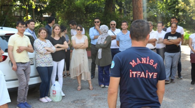 İtfaiye'den Milli Eğitim'e Yangın Eğitimi