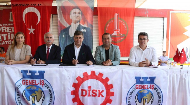 Karşıyaka Belediyesi'nde 'toplu sözleşme' sevinci 