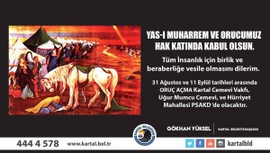 Kartallılar, Muharrem Orucu Sofralarında Buluşacak 