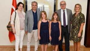 Kaymakam Arısoy'a veda ziyareti