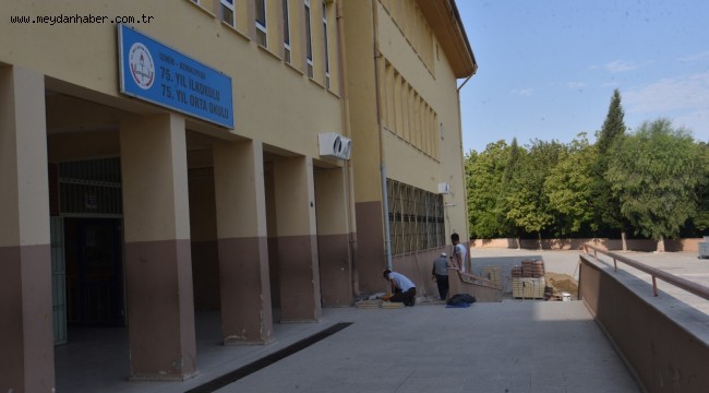 Kemalpaşa Belediyesi'nden okullara tadilat