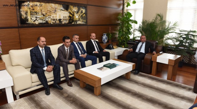 Kent Konseyi yeni yönetimi Başkan Aşgın'ı ziyaret etti