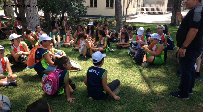 Kepez'in Yaz Spor Okulu öğrencileri geziyor