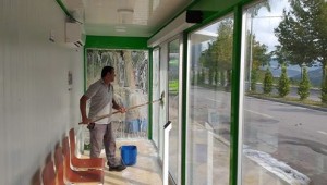 Kocaeli'de tüm duraklar bakımlı ve temiz