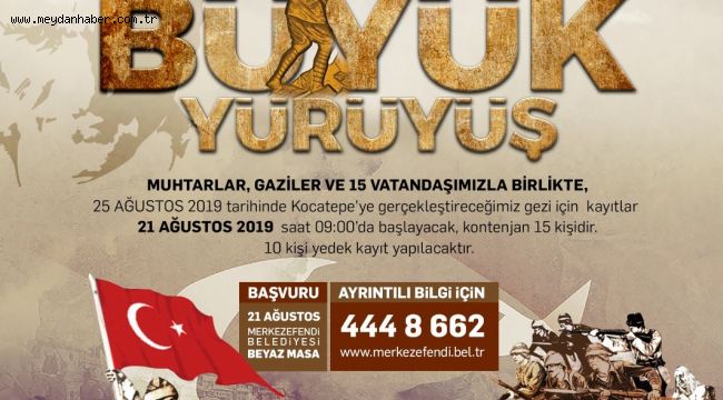 KOCATEPE'YE BÜYÜK YÜRÜYÜŞ