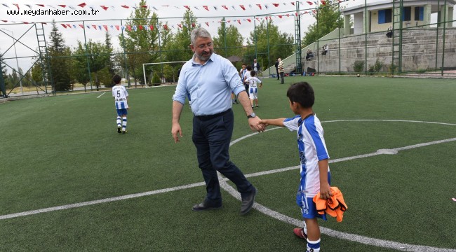 Miniklerle futbol keyfi