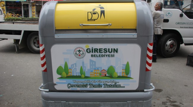  ''MODERN KONTEYNERLER ANA CADDELERE KOYULDU''