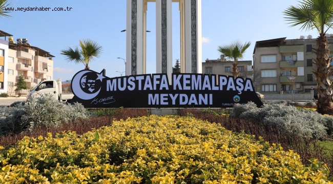 Mustafa Kemal Paşa Meydanındaki Tabela Yenilendi