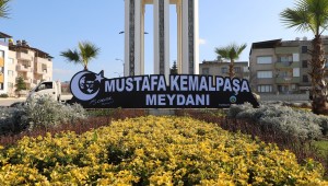 Mustafa Kemal Paşa Meydanındaki Tabela Yenilendi