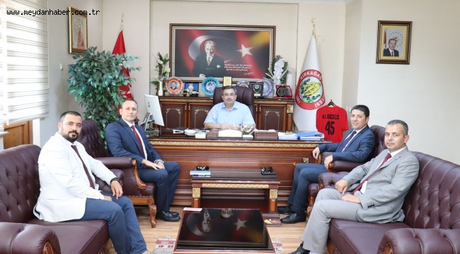 MYO MÜDÜRÜ KONURALP'TEN BAŞKAN GEDÜZ'E ZİYARET