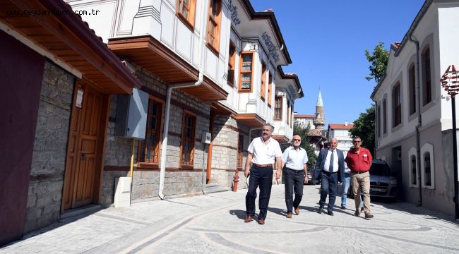 Şehre örnek sokak uygulaması gerçekleştirildi