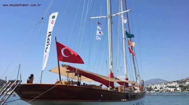 STS BODRUM OKUL GEMİSİ DENİZ İZCİLERİNİN KAMPI OLDU