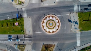 TERMİNAL KAVŞAĞINA NEVŞEHİR BELEDİYESİ'NDEN ESTETİK DOKUNUŞ