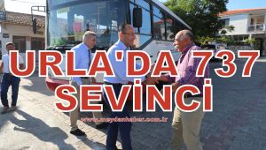 URLA'DA 737 SEVİNCİ HABER: AZİZ TEKİN