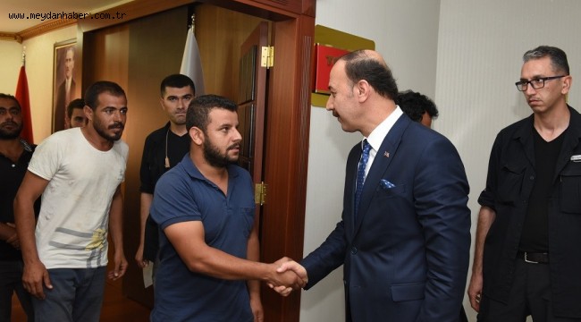 Vali Erin, Pamuk Üreticilerinin Sorunlarını Dinledi  