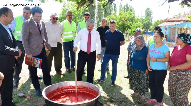 Valimiz Köy Yollarında İncelemelerde Bulundu