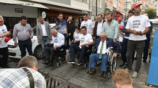 BAŞKAN AKPOLAT 'TEKERLEKLİ SANDALYE' KULLANARAK SORUNLARI YERİNDE TESPİT ETTİ  