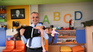 Başkan Esen'den kreşlere ziyaret 