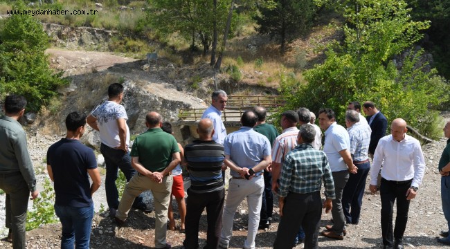 Başkan Esen, köprü sorununu çözüyor