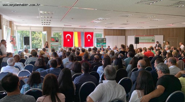 BAŞKAN SAVAŞ ALMANYA'DA HEMŞEHRİLERİYLE BULUŞTU