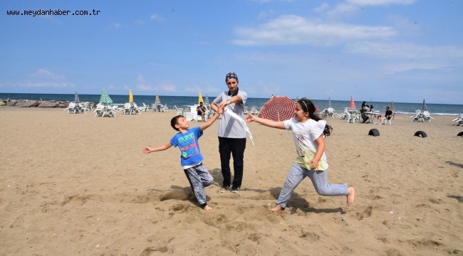 BAŞKAN ŞENLİKOĞLU ''BABA ÇOCUK ÇADIR KAMPINI'' ZİYARET ETTİ