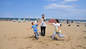 BAŞKAN ŞENLİKOĞLU ''BABA ÇOCUK ÇADIR KAMPINI'' ZİYARET ETTİ