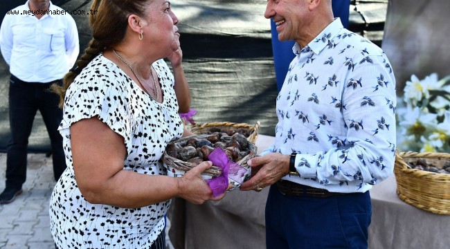 Başkan Soyer, Karaburunlu nergis üreticilerinin yüzünü güldürdü