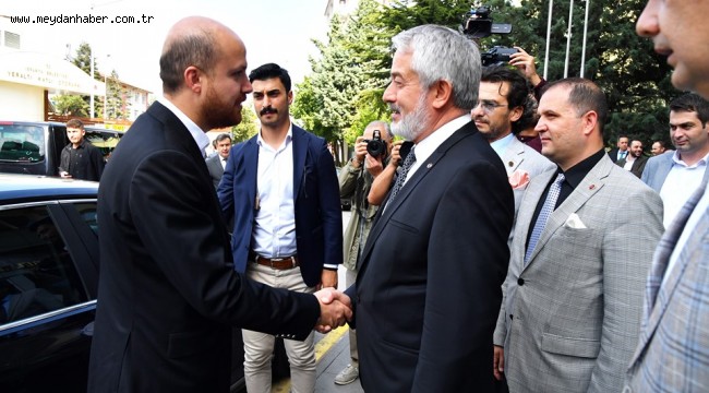 Bilal Erdoğan, Başkan Başdeğirmen'i ziyaret etti