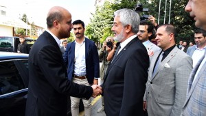 Bilal Erdoğan, Başkan Başdeğirmen'i ziyaret etti