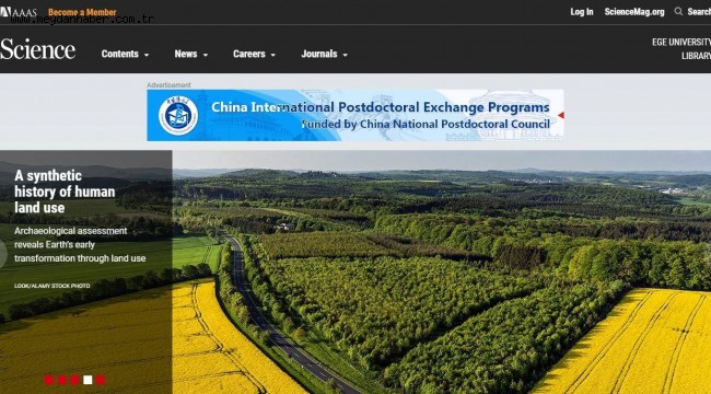Bilim dünyasına yön veren "Science" dergisine Ege'den bilimsel katkı