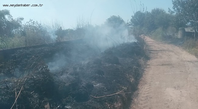 Büyükşehir Dağıttı Muhtar Yangını Önledi
