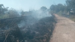 Büyükşehir Dağıttı Muhtar Yangını Önledi