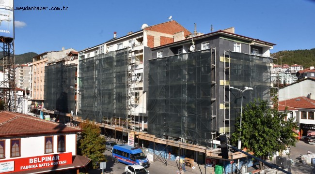 Cephe İyileştirme ve Rehabilitasyon Projesi Çalışmaları Devam Ediyor