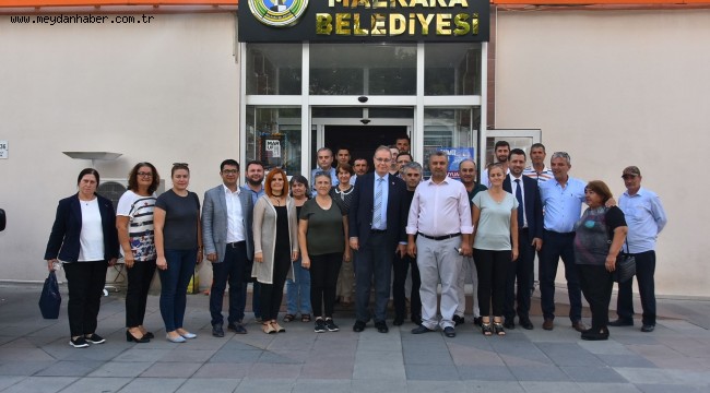 CHP GENEL BAŞKAN YARDIMCISI PARTİ SÖZCÜSÜ VE CHP TEKİRDAĞ MİLLETVEKİLİ FAİK ÖZTRAK'TAN MALKARA BELEDİYE BAŞKANI ULAŞ YURDAKUL'A ZİYARET
