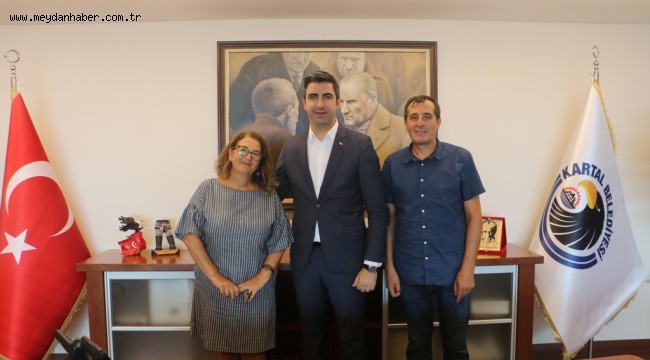 Cumhuriyet ve Birgün Gazetesi'nden Başkan Gökhan Yüksel'e Ziyaret