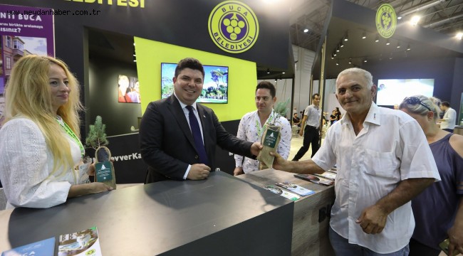 Erhan Kılıç'tan 88. İEF'te başkanlara fidan jesti