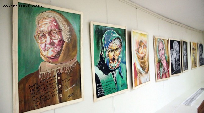 "Fırçamın Ucundaki Şiirler" Sergisi, Kartal'da Ziyarete Açıldı