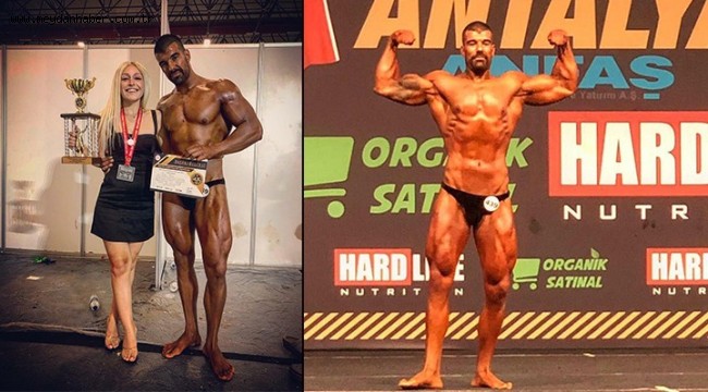 FOÇALI ÖZDEN AYDIN VÜCUT GELİŞTİRMEDE TÜRKİYE 2.NCİSİ