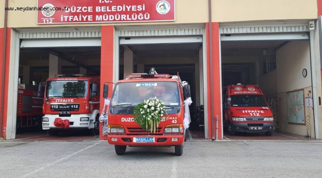 İTFAİYE ARACI SÜNNET ARABASI OLDU