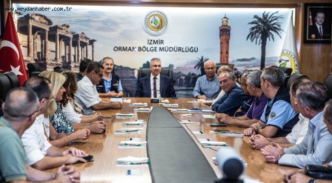 İZMİR'İN YENİ  ORMAN BÖLGE MÜDÜR ZAFER DERİNCE GÖREVE BAŞLADI