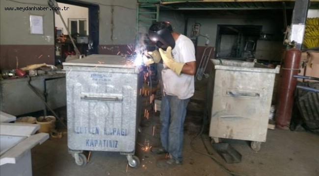 İZMİT'TE KONTEYNERLER 7/24 BAKIMDA