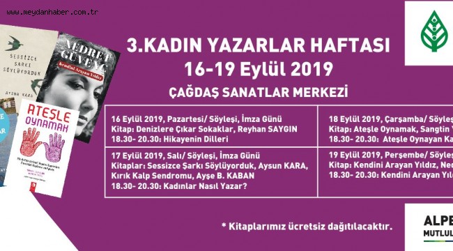 KADIN YAZARLAR 3. KEZ BİR ARADA