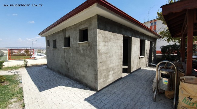 Karesi Belediyesi katkılarıyla Şehitler Parkı'na mescit yapılıyor  